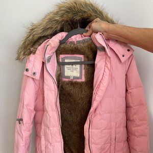 Pink Abercrombie Winter Puffer Jacket